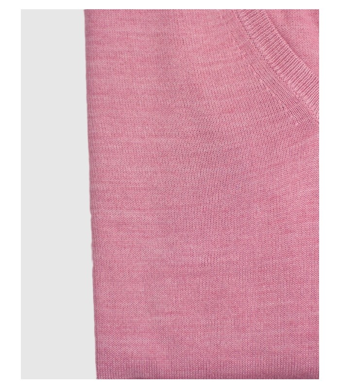 SUETER CUELLO REDONDO MEZCLA LANA MERINO ROSA