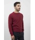 SUETER CUELLO REDONDO MEZCLA LAMBSWOOL ROJO OSCURO