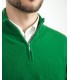 SUETER CREMALLERA MEZCLA LAMBSWOOL VERDE