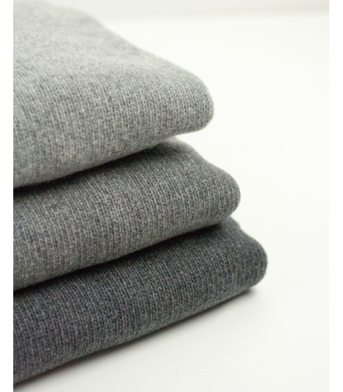 SUÉTER GRUESO PICO MEZCLA LAMBSWOOL PICO GRIS