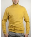 SUETER CUELLO ALTO ALGODÓN ORGÁNICO AMARILLO