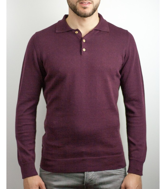 BUTTON POLO ORGANIC COTTON OXIDE