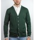 CHAQUETA CLÁSICA BOTONES MEZCLA LANA MERINO VERDE